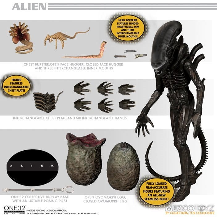 Alien - One:12 Collective - Mezco Toyz — Toy Snowman