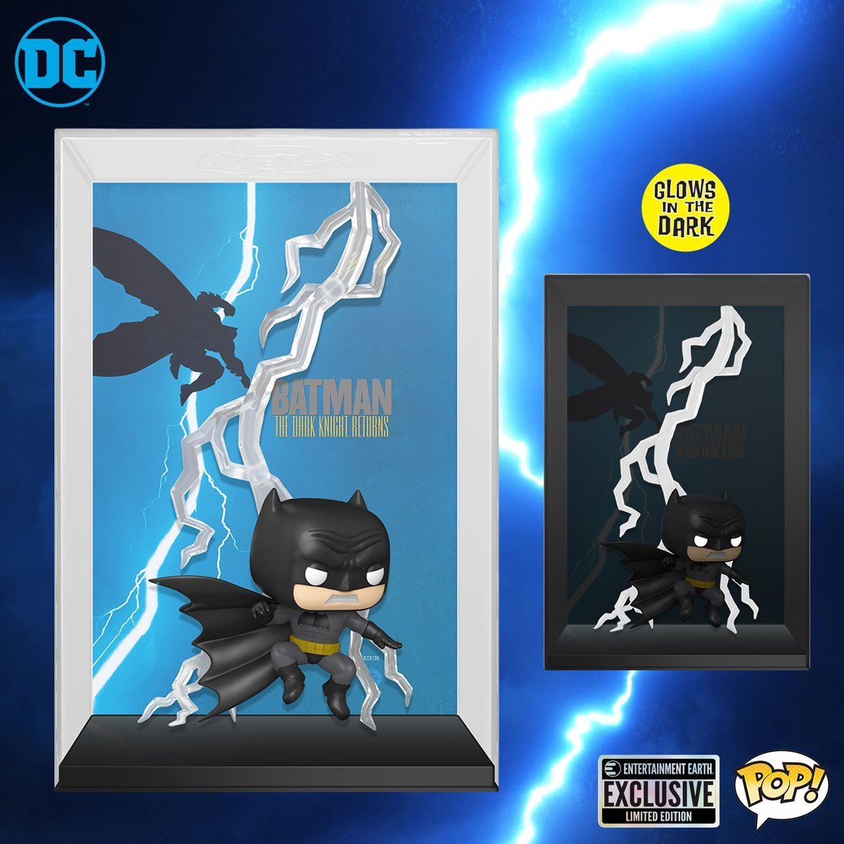 Batman: The Dark Knight Returns Glow - in - the Dark Funko Pop! Comic Cover Figure #16 Pop - O - Loco