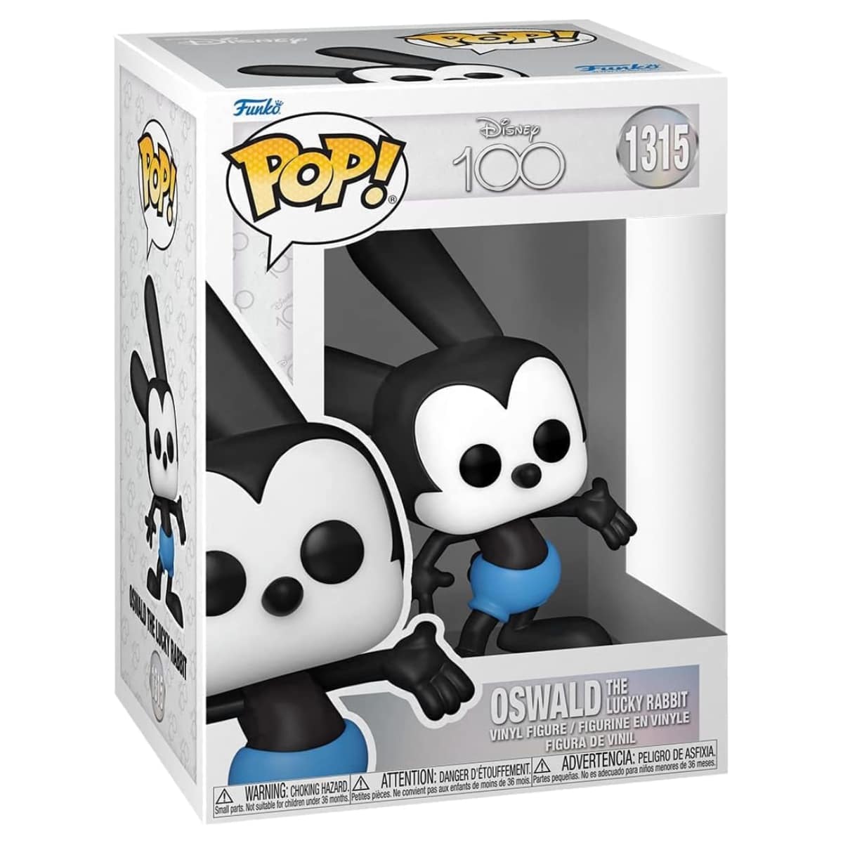 Disney 100 Oswald the Lucky Rabbit Funko POP! #1315 Pop - O - Loco