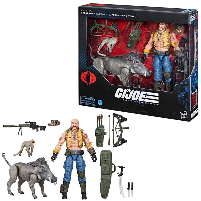 Dreadnok Gnawgahyde and pets Porkbelly & Yobbo G.I. Joe Classified Series 6 in. Action Figure Pop - O - Loco