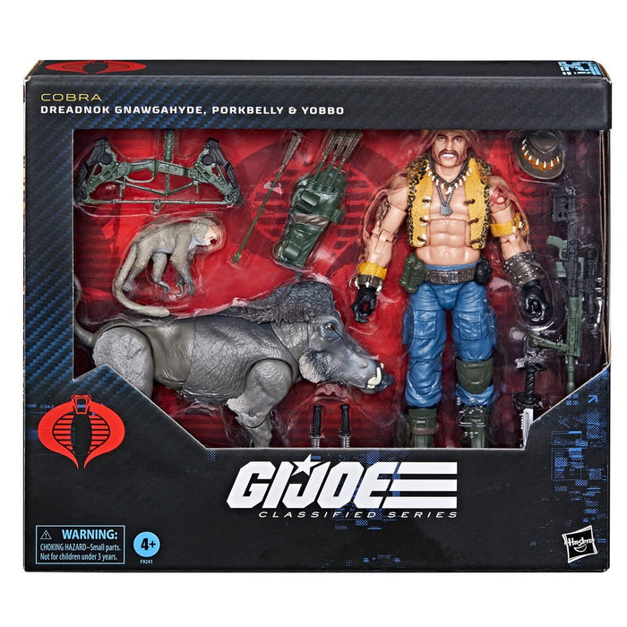 Dreadnok Gnawgahyde and pets Porkbelly & Yobbo G.I. Joe Classified Series 6 in. Action Figure Pop - O - Loco