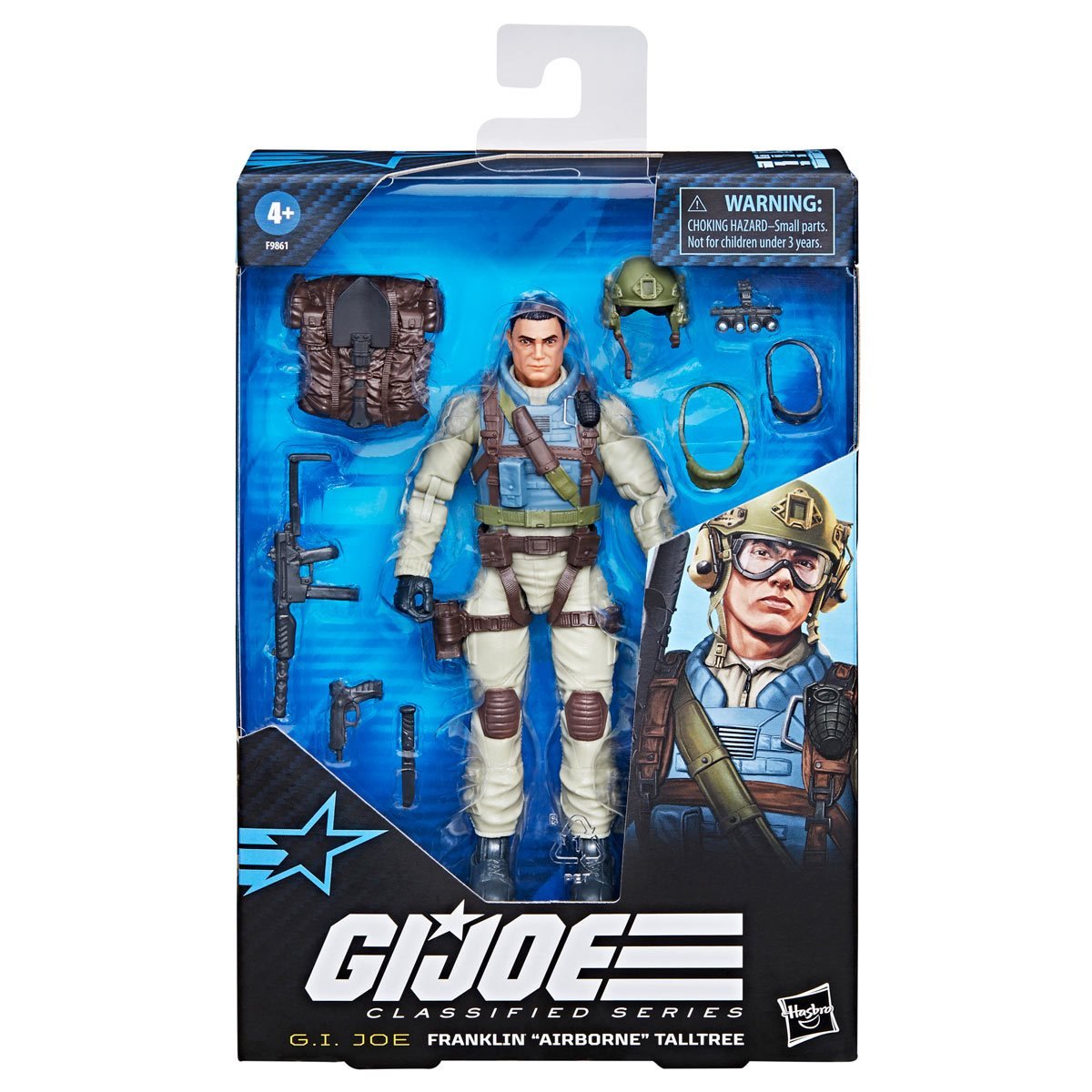 Franklin Airborne Talltree G.I. Joe Classified Series 6 in. Action Figure Pop-O-Loco