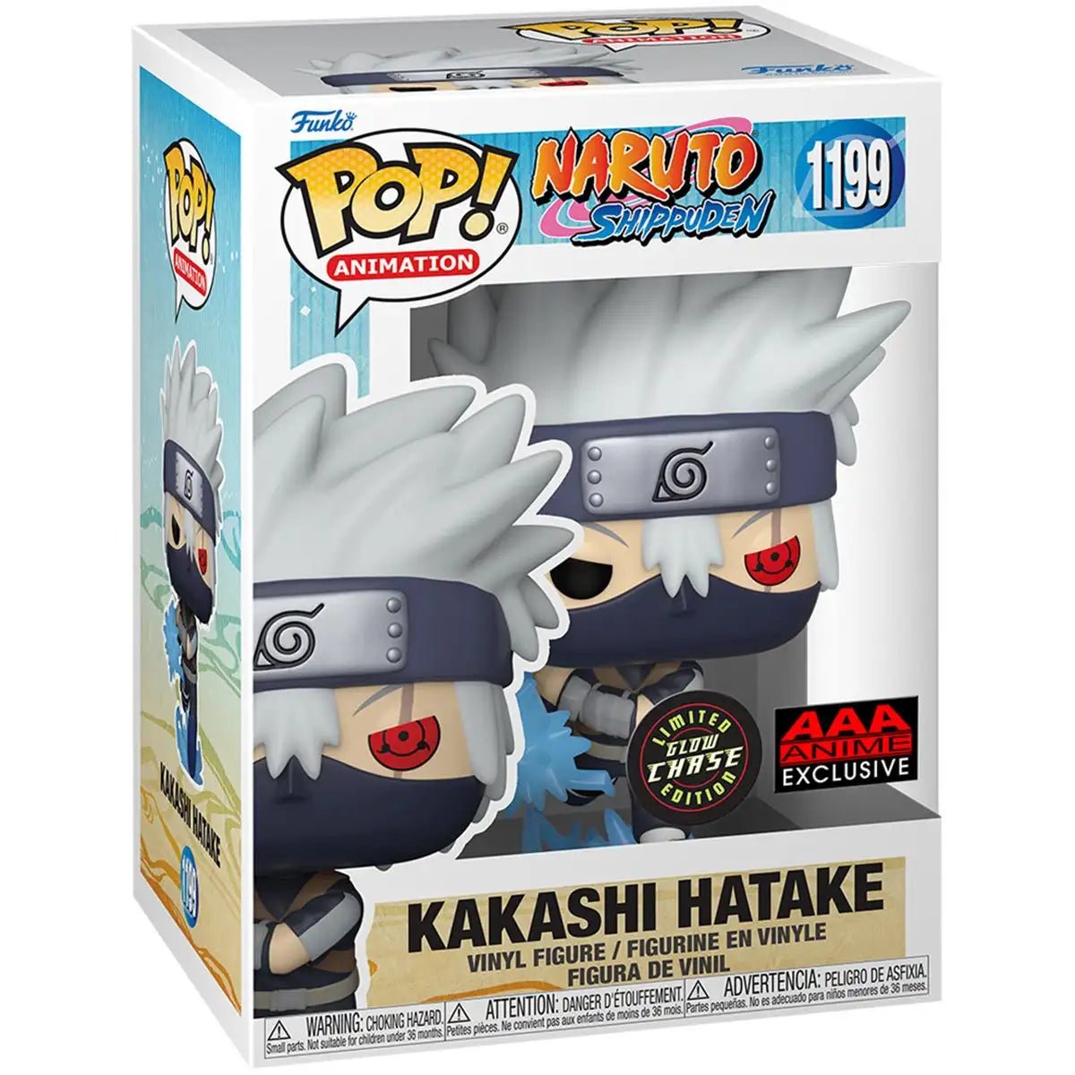 Funko POP! Naruto Young Kakashi with Chidori GITD Pop! AAA Exc. Pop-O-Loco