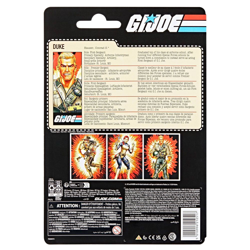 G.I. Joe Classified Series 6-Inch Retro Duke Action Figure Pop-O-Loco