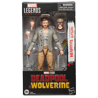 Headpool with Logan Marvel Legends - Deadpool & Wolverine 6 - Inch Action Figure Pop - O - Loco