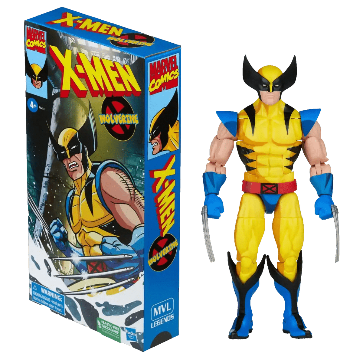 Marvel Legend VHS 90's X-Men Animated Series Wolverine Action Figure Pop-O-Loco