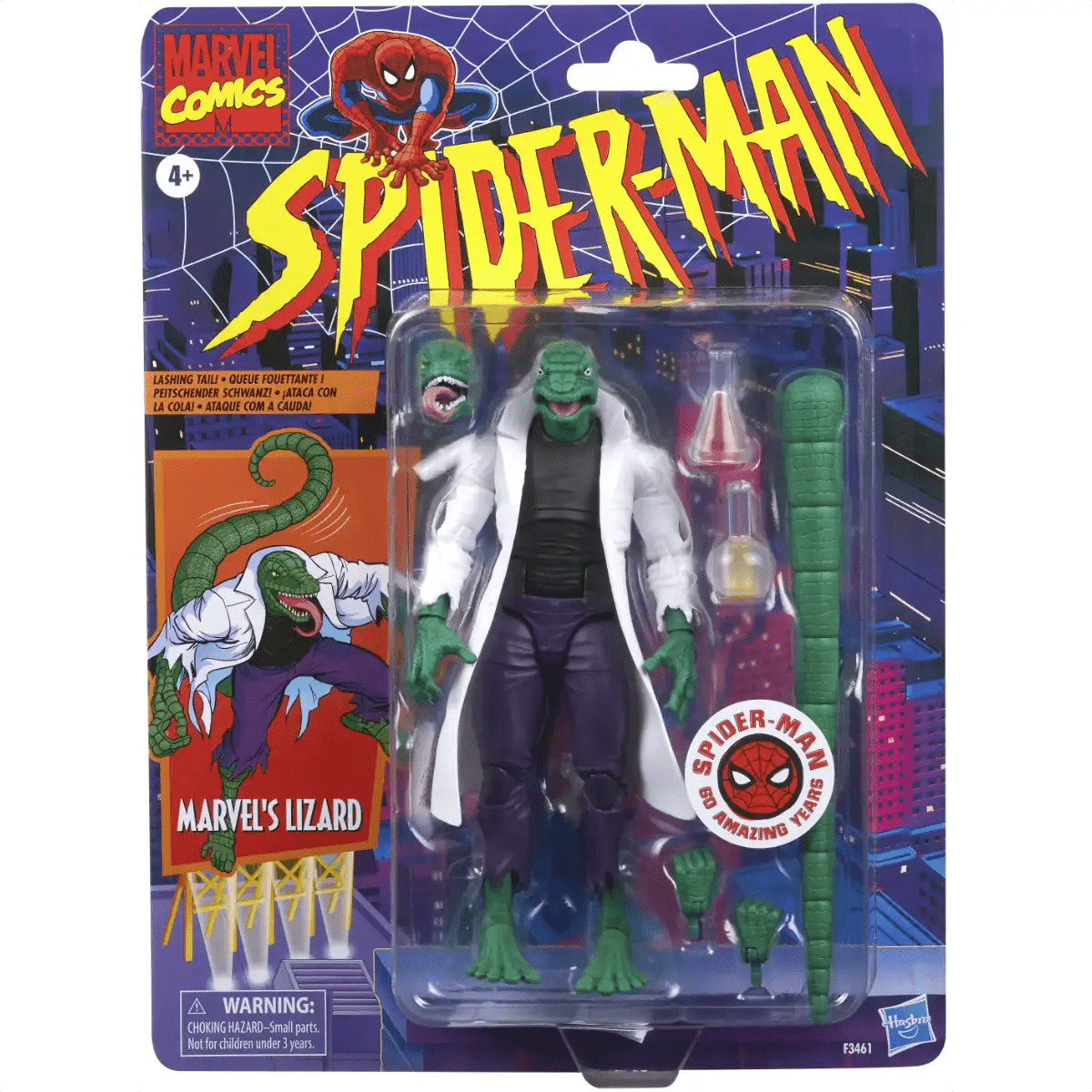 Marvel Legends Spider Man: Retro Collection Lizard (Retro) Action Figure Pop-O-Loco