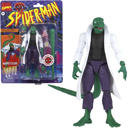 Marvel Legends Spider Man: Retro Collection Lizard (Retro) Action Figure Pop-O-Loco
