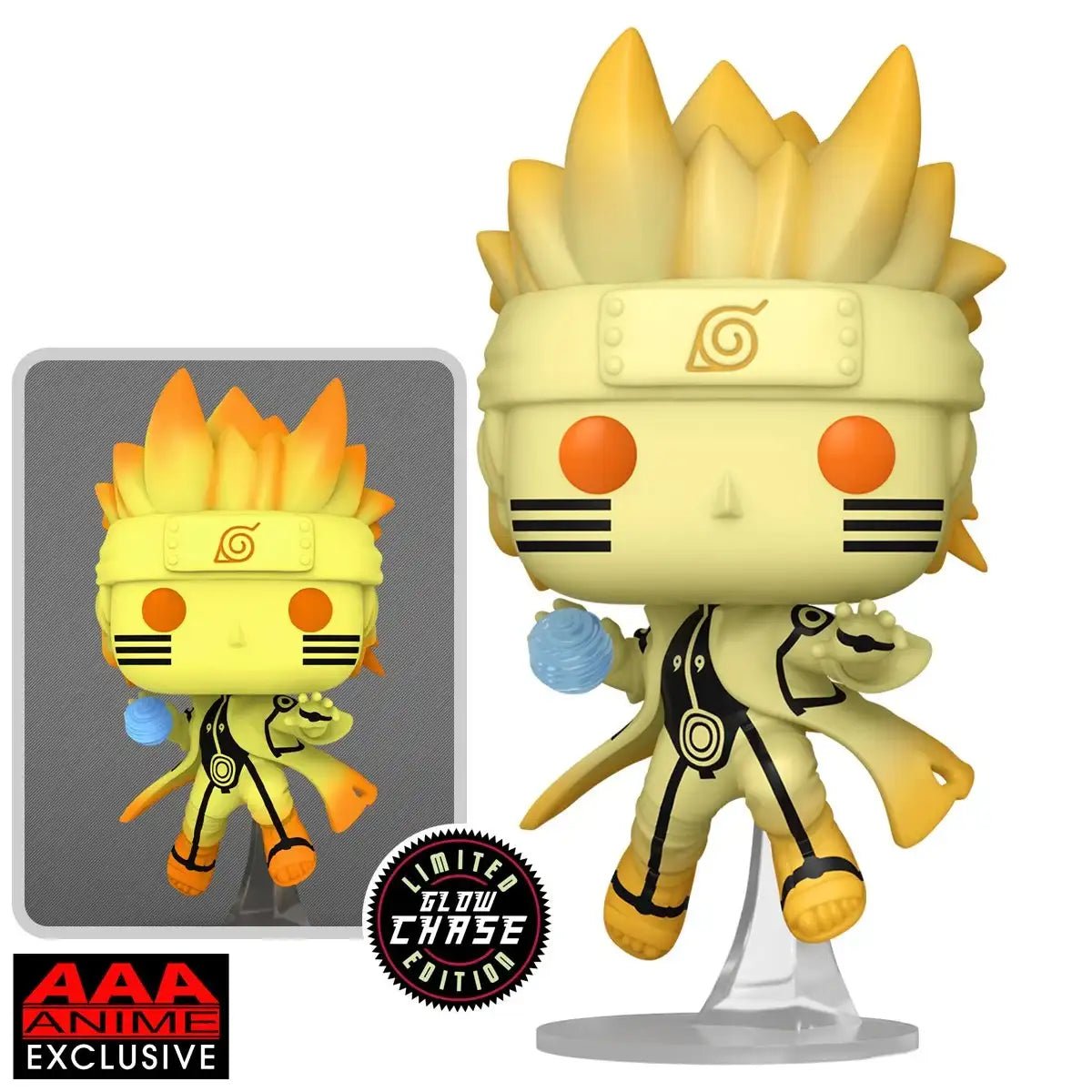 Naruto Uzumaki Kurama Link Mode Funko Pop! CHASE Vinyl Exclusive Figure #1465 Pop-O-Loco