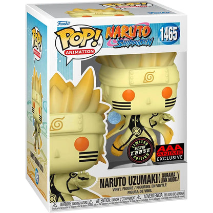 Naruto Uzumaki Kurama Link Mode Funko Pop! CHASE Vinyl Exclusive Figure #1465 Pop-O-Loco