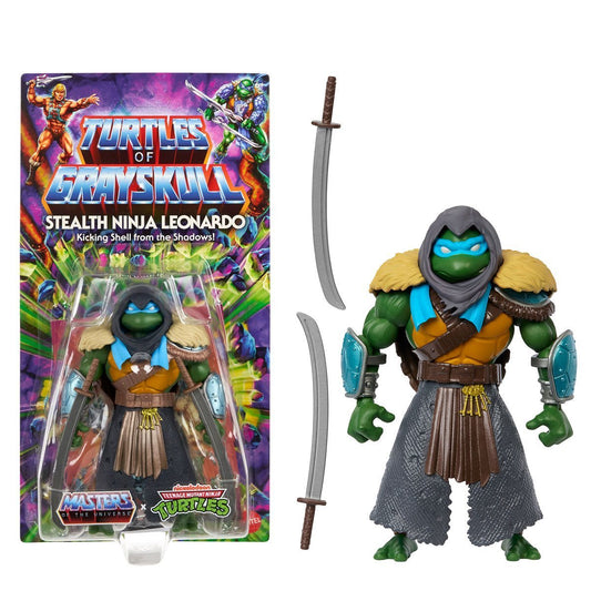 Stealth Ninja Leonardo Masters of the Universe: Origins Turtles of Grayskull Pop - O - Loco