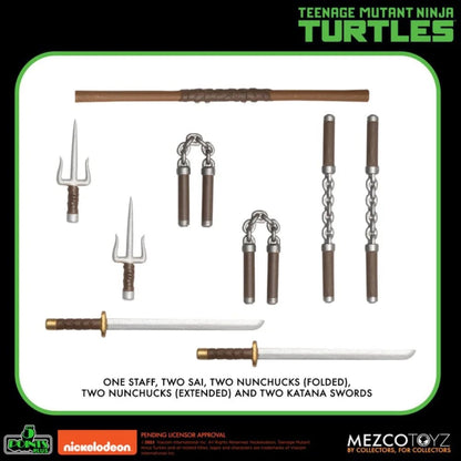 Teenage Mutant Ninja Turtles Mezco 5 Points Deluxe Box Set Pop - O - Loco