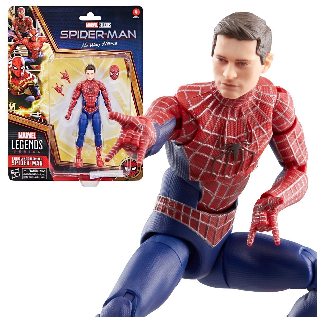 3 Pack Spider-Man Marvel Legends: Sandman, Amazing Spider-Man, & Friendly Neighborhood Spider-Man Pop-O-Loco