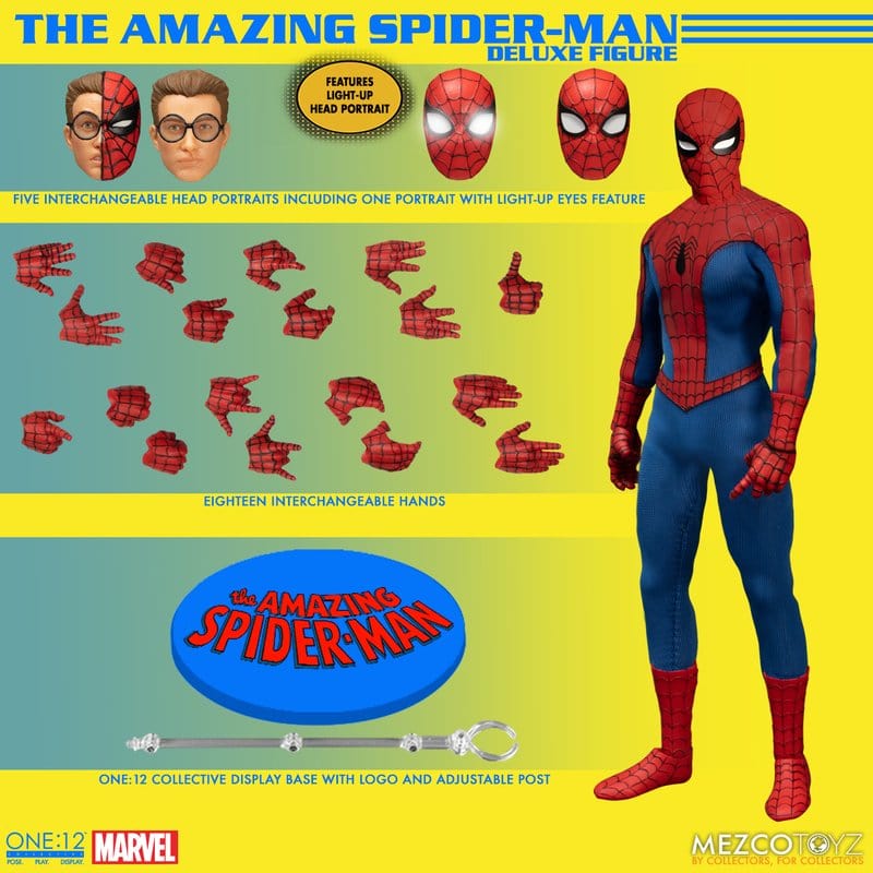 Amazing Spider-Man One:12 Collective Deluxe Edition Action Figure Pop-O-Loco