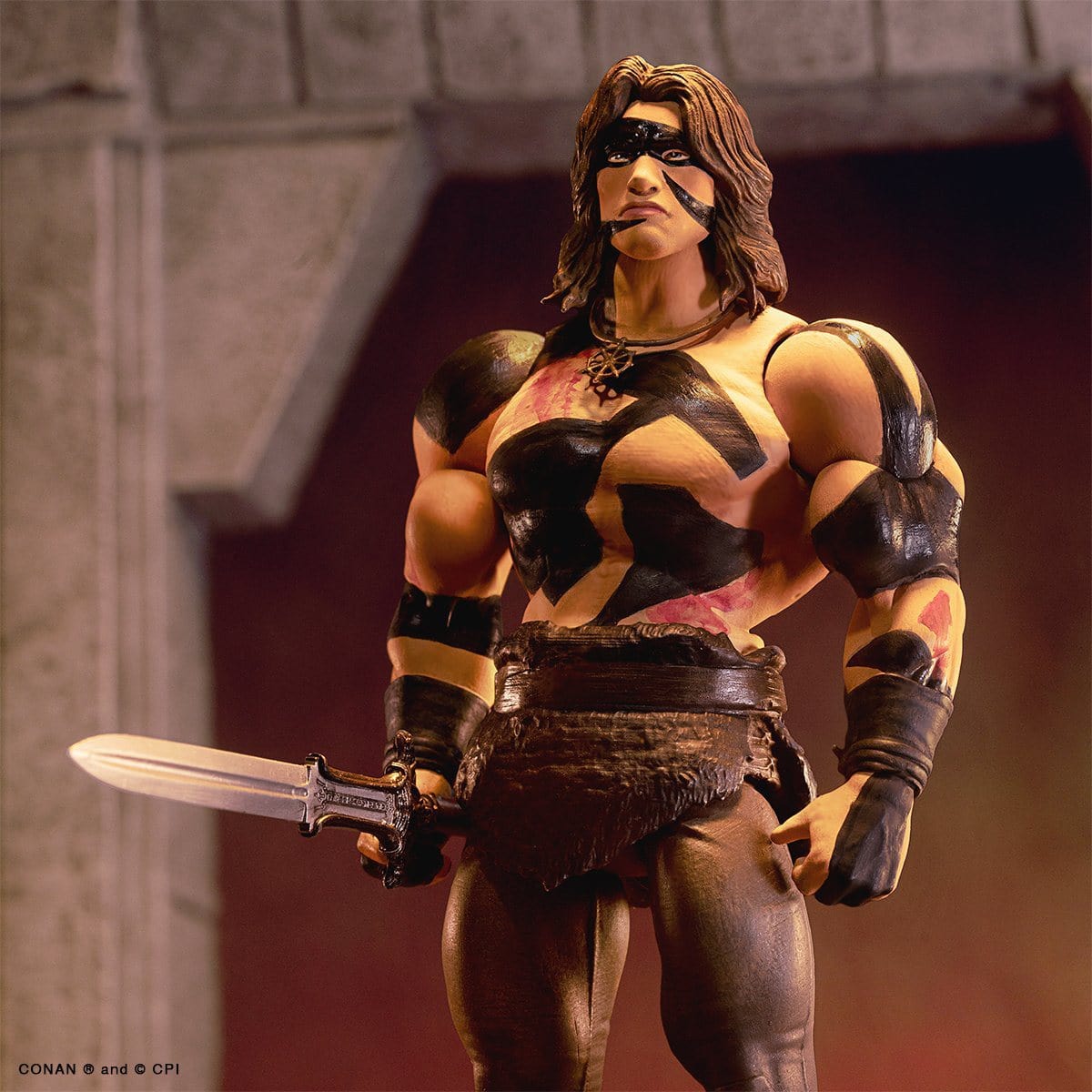 Conan The Barbarian Ultimates War Paint Conan 7 in Action Figure - Pop-O-Loco - Super7