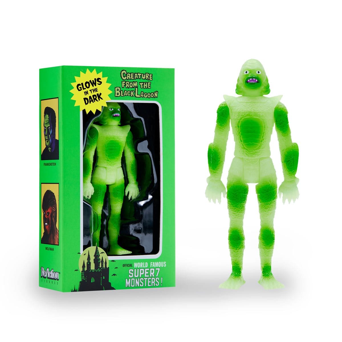 Creature from the Black Lagoon (Super She Creature) Glow-in-the-Dark ReAction Figure Exclusive - Pop-O-Loco - Super7