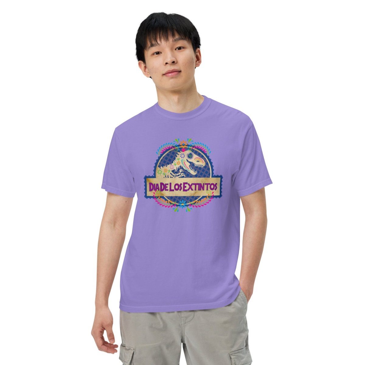 Dia De Los Extintos Unisex garment-dyed heavyweight t-shirt Pop-O-Loco