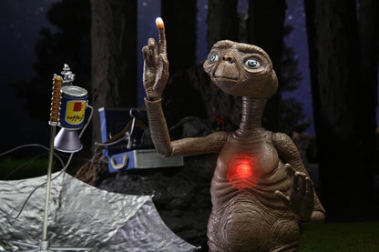 E.T. 40th Anniversary 7" Scale Figures - Ultimate Deluxe E.T. w/ LED Chest & Phone Home Communicator Pop-O-Loco