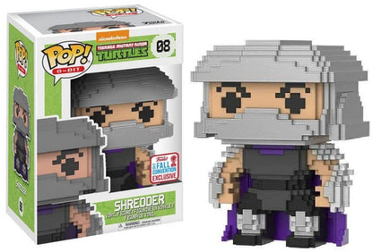 Funko POP 8-Bit Shredder #08 2017 Fall Con EXC Pop-O-Loco