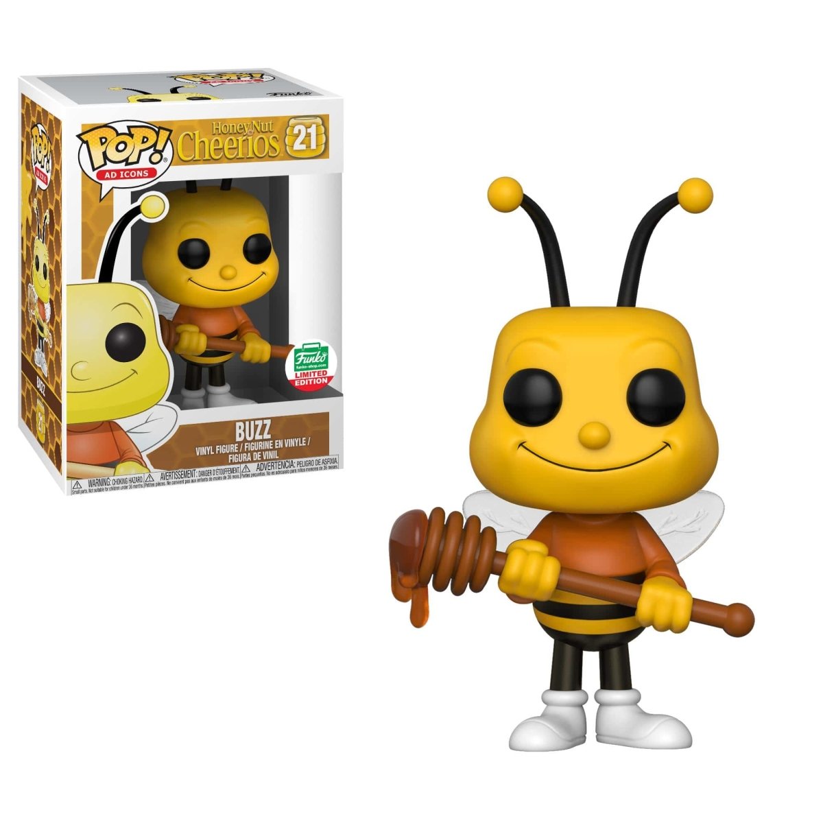 Funko POP! Ad Icons - Honey Nut Cheerios Buzz Bee #21 - Pop-O-Loco - Funko