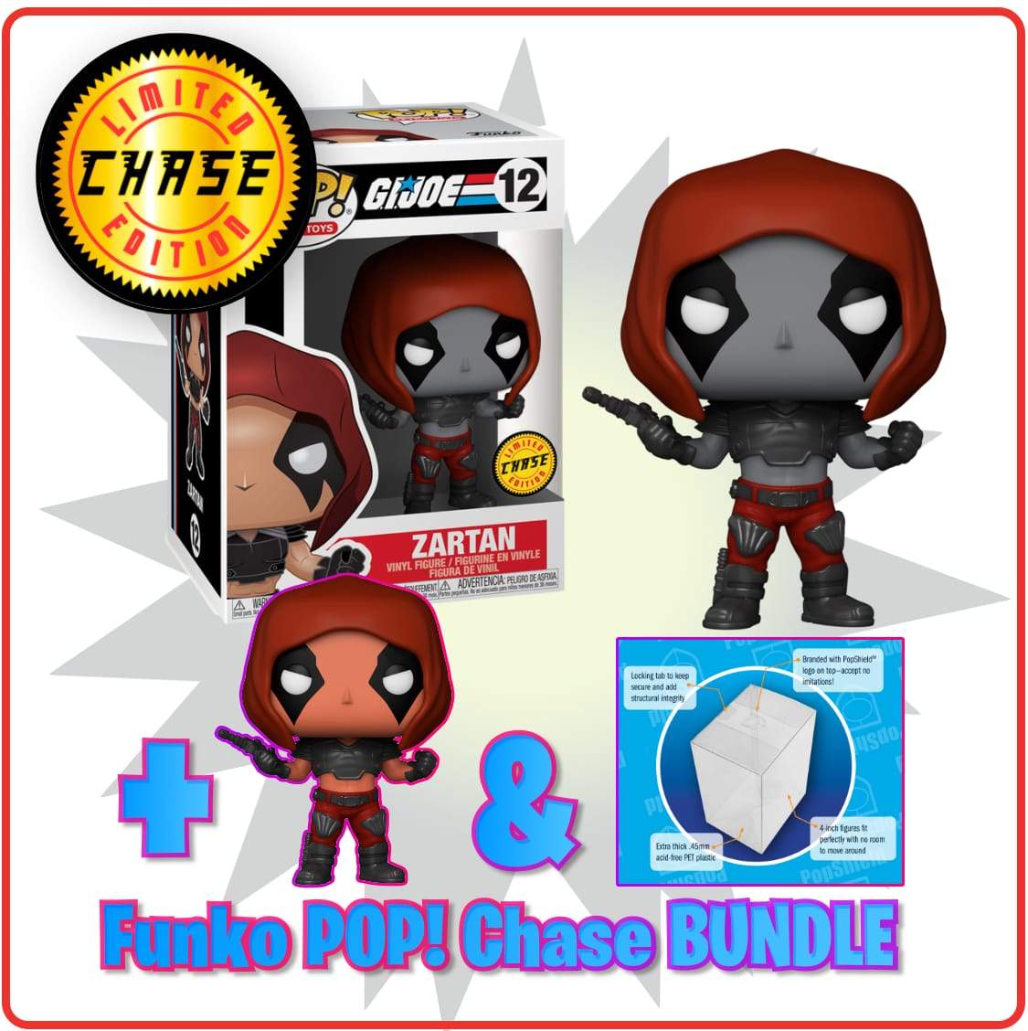 Funko POP! CHASE: G.I. Joe Zartan #12 2 Pack Bundle Pop-O-Loco