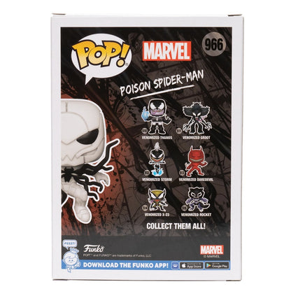 Funko POP Chase Marvel Venom Poison Spider-Man #966 - EE Exclusive Pop-O-Loco