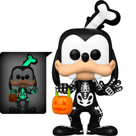 Funko Pop Disney Skeleton Goofy Glow In The Dark #1221 - Exclusive Pop-O-Loco