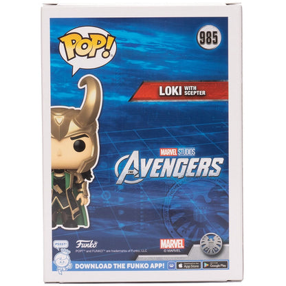 Funko POP! Marvel Loki with Scepter - #985 Glow Exclusive Pop-O-Loco