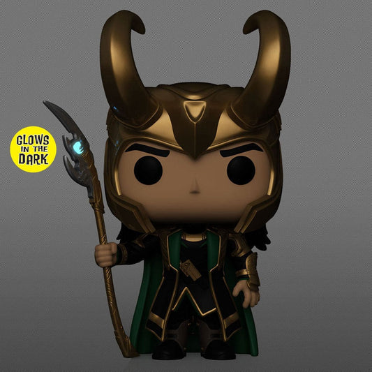 Funko POP! Marvel Loki with Scepter - #985 Glow Exclusive Pop-O-Loco