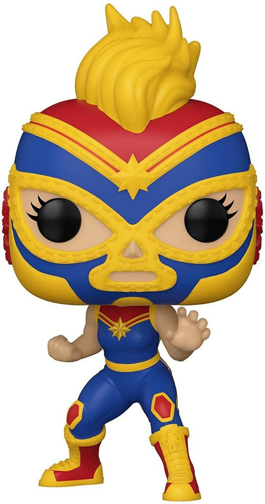 Funko POP! Marvel Lucha Libre Edition - La Estrella Cosmica (Captain Marvel) #710 Pop-O-Loco