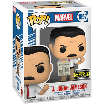 Funko POP Marvel Spider-Man J. Jonah Jameson Vinyl Figure #1057 EE Exclusive Pop-O-Loco