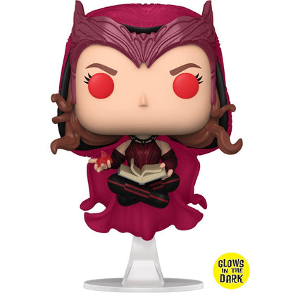 Funko POP! Marvel: Wandavision - Glow Scarlet Witch #823 EE Exclusive Pop-O-Loco