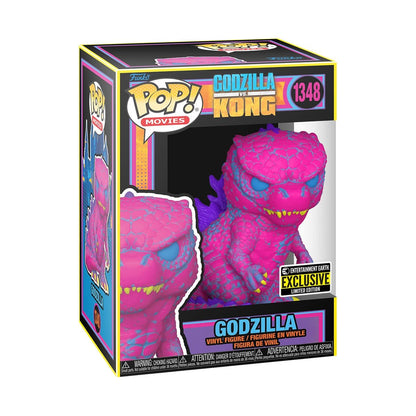 Funko POP! Movies - Godzilla vs. Kong Godzilla Black Light #1348 Exclusive Pop-O-Loco