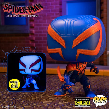 Funko POP Spider-Man: Across the Spider-Verse Spider-Man 2099 Glow #1267 EE Exclusive Pop-O-Loco