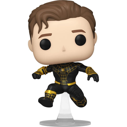 Funko POP Spider-Man: No Way Home unmasked Spider-Man Black Suit AAA Anime Exclusive #1073 Pop-O-Loco