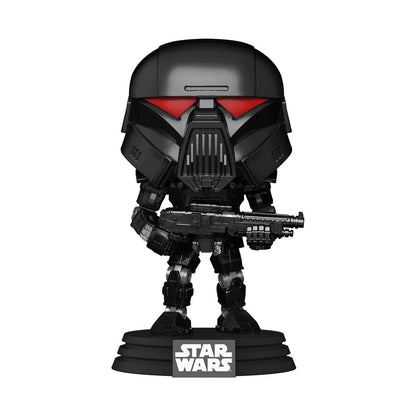 Funko POP Star Wars: The Mandalorian Dark Trooper (Battle) #466 Pop-O-Loco