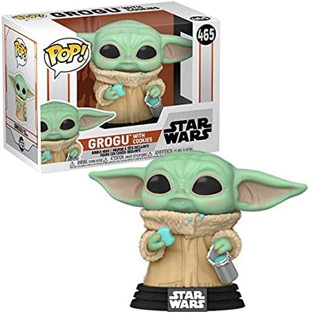 Funko POP Star Wars: The Mandalorian Grogu With Cookie #465