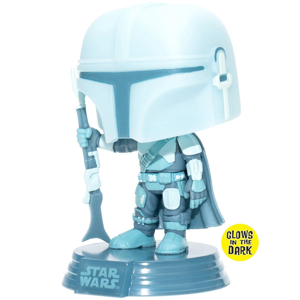 Funko POP! Star Wars: The Mandalorian Hologram Glow-in-the-Dark EE  Exclusive #345