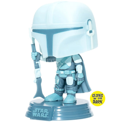 Funko POP! Star Wars: The Mandalorian Hologram Glow-in-the-Dark EE Exclusive #345 Pop-O-Loco