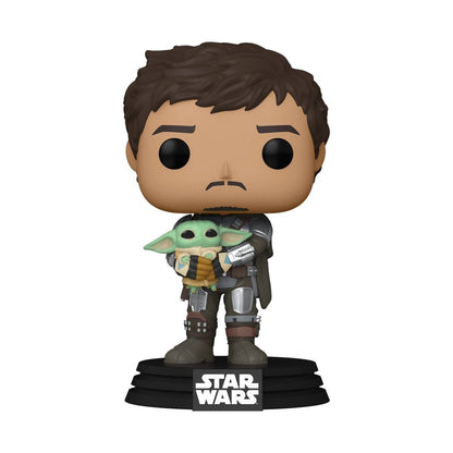 Funko POP Star Wars: The Mandalorian Mando Holding Child #461 Pop-O-Loco