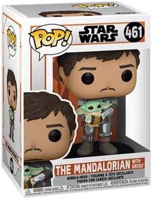 Funko POP Star Wars: The Mandalorian Mando Holding Child #461 Pop-O-Loco