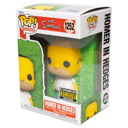 Funko POP! Television Homer in Hedges Pop! Vinyl Figure #1252 - EEExclusive Pop-O-Loco