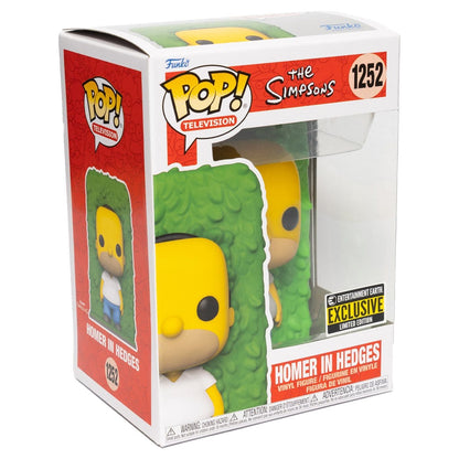 Funko POP! Television Homer in Hedges Pop! Vinyl Figure #1252 - EEExclusive Pop-O-Loco