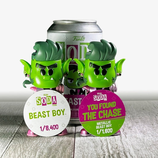 Funko Soda - DC Teen Titans Go Beast Boy 2 pack chase bundle Pop-O-Loco