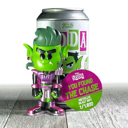 Funko Soda - DC Teen Titans Go Beast Boy 2 pack chase bundle Pop-O-Loco