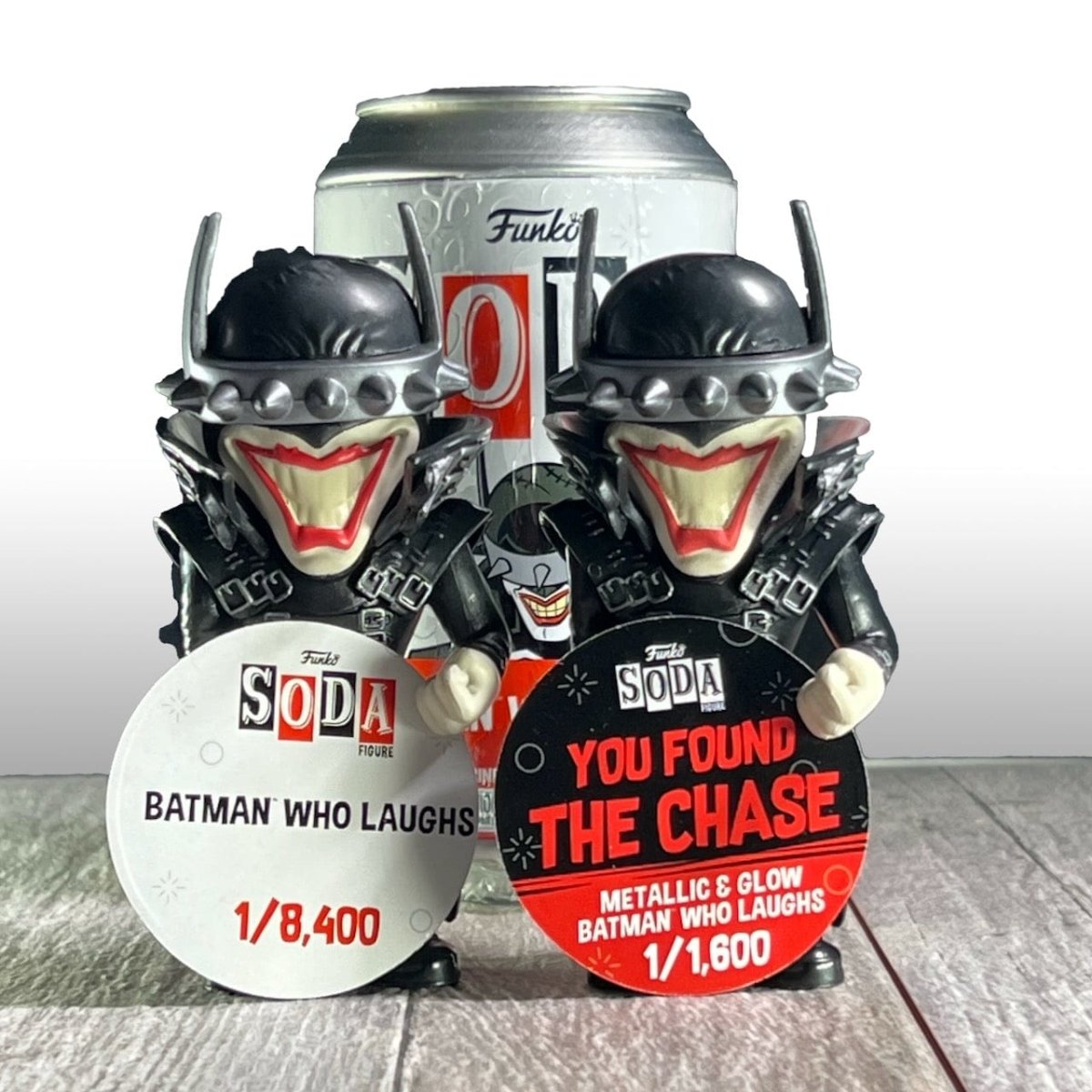 Funko Vinyl Soda: DC Comics - Batman Who Laughs PX Previes 2-pack with Chase - Pop-O-Loco - Funko