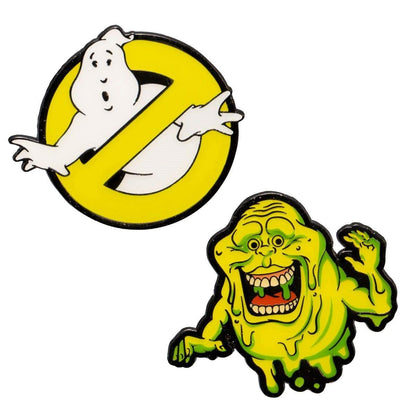 Ghostbusters Glow-in-the-Dark Pin Set of 2 - EE Exclusive Pop-O-Loco