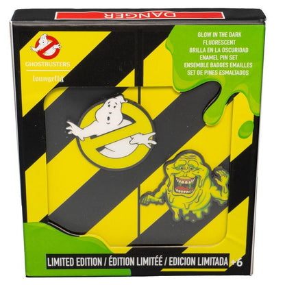 Ghostbusters Glow-in-the-Dark Pin Set of 2 - EE Exclusive Pop-O-Loco