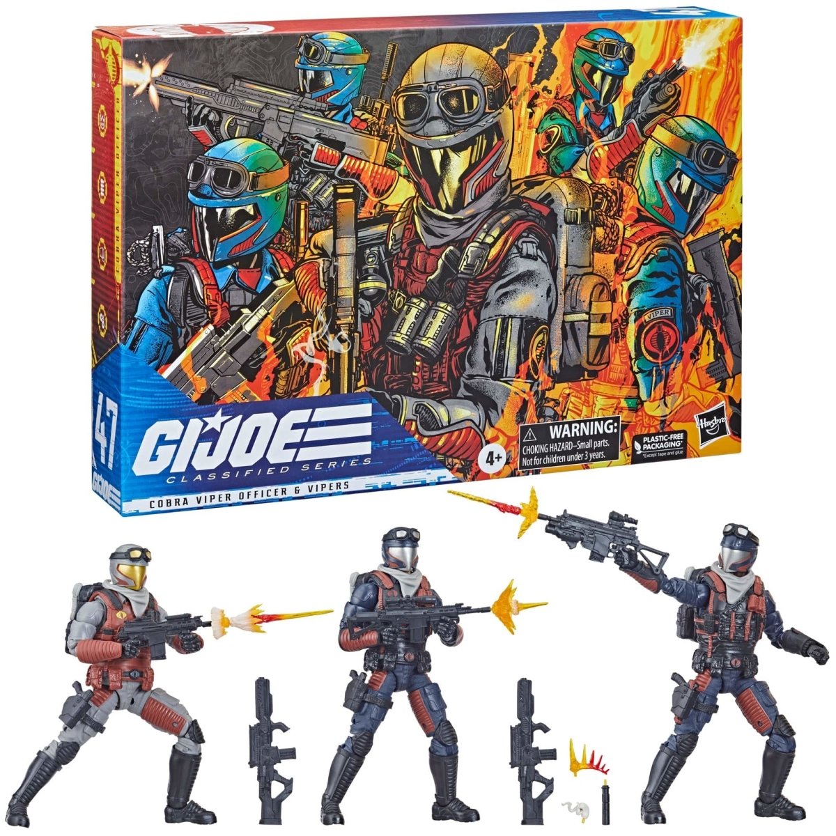 G.I. Joe Classified Series Cobra Viper Officer & Vipers Action Figures - Pop-O-Loco - Hasbro