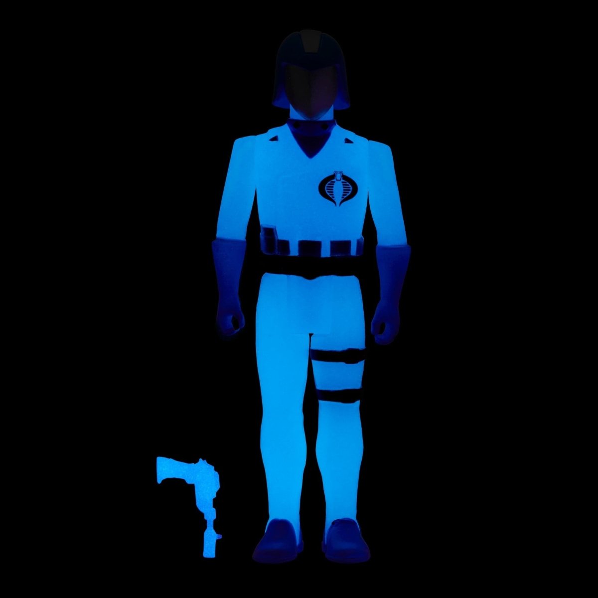 G.I. Joe ReAction Figures Cobra Commander (Glow Patrol) Wave 1b Exclusive - Pop-O-Loco - Super7